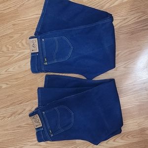 2 Pair Lee Jeans